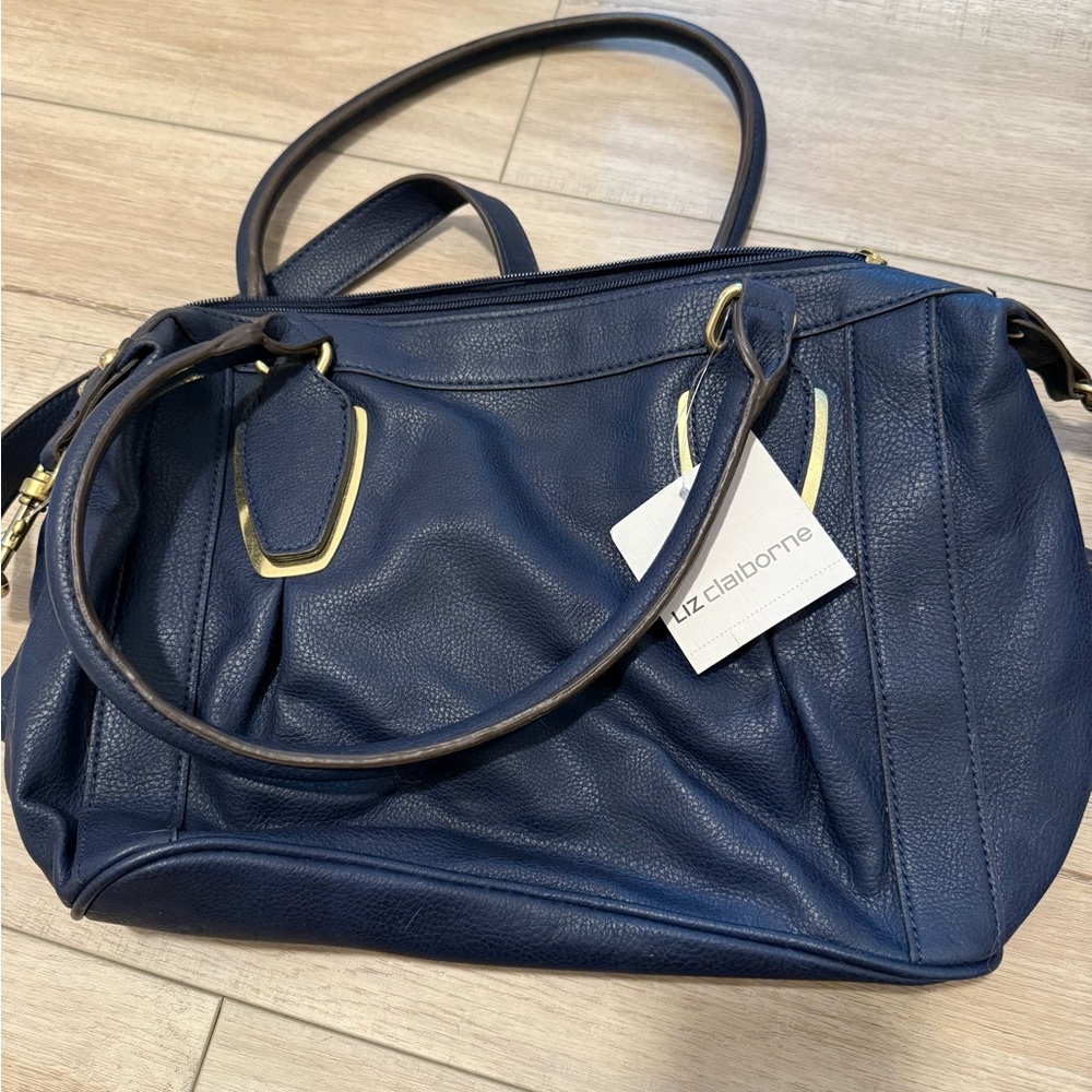Liz Claiborne Dark Blue Shoulder Bag
